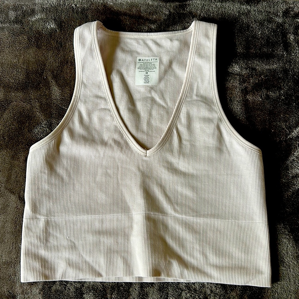 ATHLETA Aurora Ribbed Crop Top